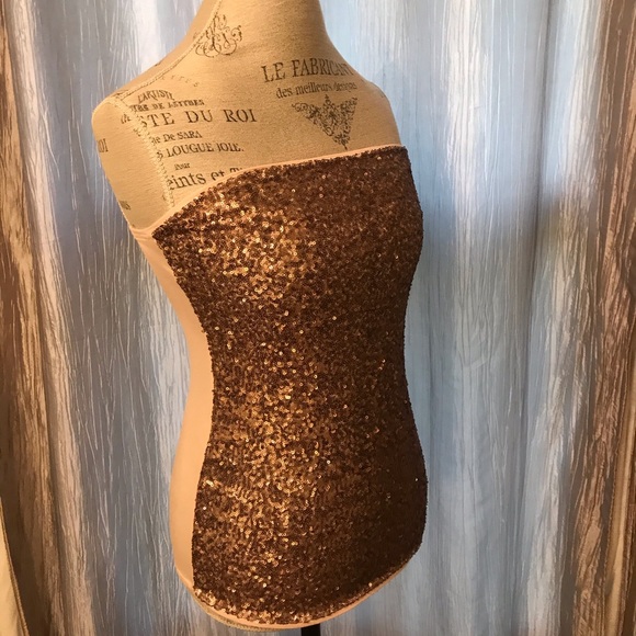 Sequins tube top - Picture 2 of 3